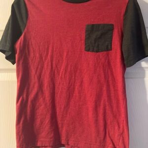 Tony Hawk Kids Tee in Red with Black Accents